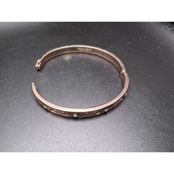 Coach Rose Gold and Crystal Bracelet - Picture 9 of 9